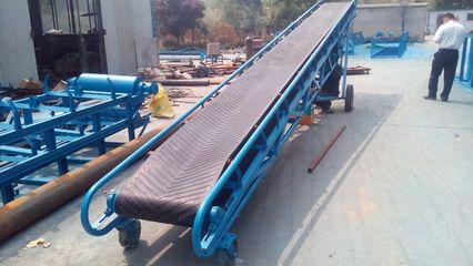 集装箱装卸货物传送机与金属带在粮食装车运输中的应用